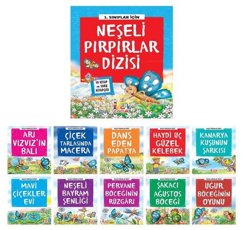 Neşeli Pırpırlar Dizisi (10 Kitap+Soru Kitapçığı) 