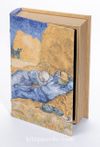 Kitap Şeklinde Ahşap Hediye Kutu - Ressamlar - Van Gogh - The Siesta 1890