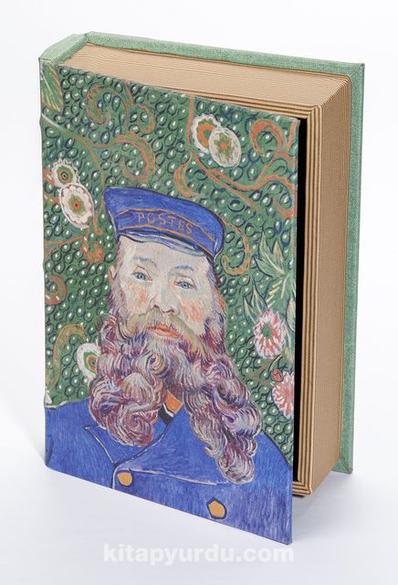 Kitap Şeklinde Ahşap Hediye Kutu - Ressamlar - Van Gogh - Portraıt Of Joseph Roulin 1889