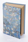 Kitap Şeklinde Ahşap Hediye Kutu - Ressamlar - Van Gogh - Almond Blossom 1890