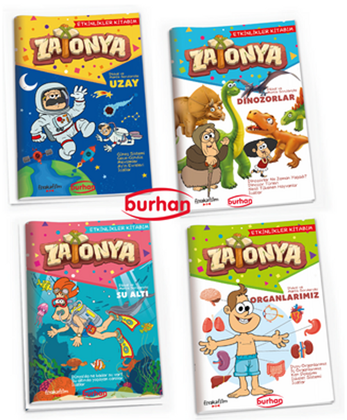 Zatonya Etkinlikler Kitapları Seti (4 Kitap Set)