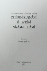 Nizam-ı Cedîde Dair Bir Risale Zebîre-i Kuşmanî fî Ta'rîf-i Nizam-ı İlhamî / 13-Z-95