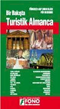 Bir Bakışta Turistik Almanca Tablosu & Katlanır Almanca Konuşma Kılavuzu Tablosu