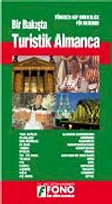 Bir Bakışta Turistik Almanca Tablosu & Katlanır Almanca Konuşma Kılavuzu Tablosu