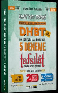 2024 DHBT Tafsilat Tamamı Çözümlü 5 Deneme