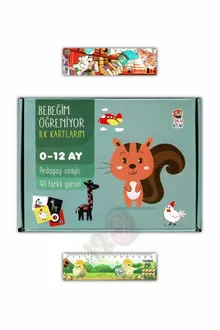 Bebeğim Öğreniyor İlk Kartlarım  (0-12 Ay)