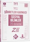 TYT Ş&ouml;hretler Karması Sosyal Bilimler 20 Deneme