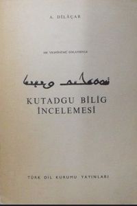 Kutadgu Bilig İncelemesi (4-B-41)
