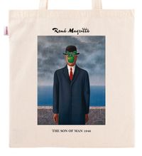 Askılı Bez Çanta - Ressamlar - Rene Magritte - The Son Of Man 1946