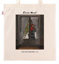 Askılı Bez Çanta - Ressamlar - Claude Monet - The Red Kerchief 1870
