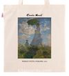 Askılı Bez Çanta - Ressamlar - Claude Monet - Woman With A Parasol 1875