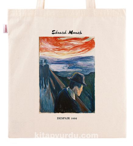 Askılı Bez Çanta - Ressamlar - Edvard Munch - Despair 1892
