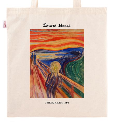 Askılı Bez Çanta - Ressamlar - Edvard Munch - The Scream 1893