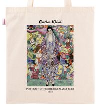 Askılı Bez Çanta - Ressamlar - Gustav Klimt - Portrait Of Friederike Maria Beer 1916