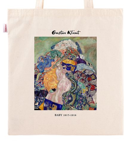 Askılı Bez Çanta - Ressamlar - Gustav Klimt - Baby 1917-1918