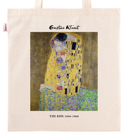 Askılı Bez Çanta - Ressamlar - Gustav Klimt - The Kiss 1908-1909