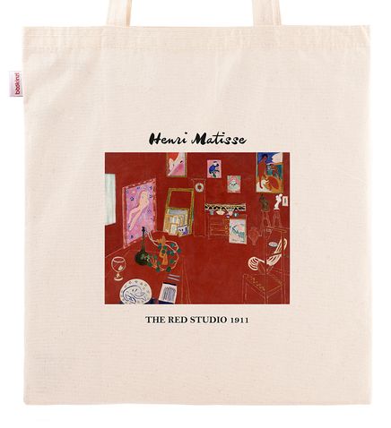 Askılı Bez Çanta - Ressamlar - Henri Matisse - The Red Studio 1911