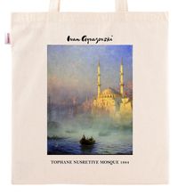 Askılı Bez Çanta - Ressamlar - Ivan Ayvazovski - Tophane Nusretiye Mosque 1884