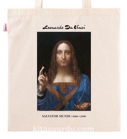 Askılı Bez Çanta - Ressamlar - Leonardo Da Vinci - Salvator Mundi 1490–1500