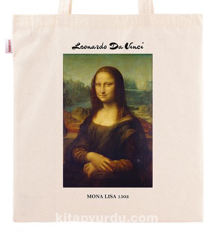 Askılı Bez Çanta - Ressamlar - Leonardo Da Vinci - Mona Lisa 1503
