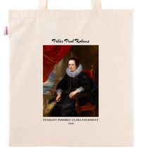 Askılı Bez Çanta - Ressamlar - Peter Paul Rubens - Pendant Possibly Clara Fourment 1630