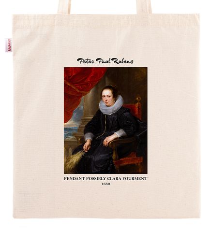 Askılı Bez Çanta - Ressamlar - Peter Paul Rubens - Pendant Possibly Clara Fourment 1630