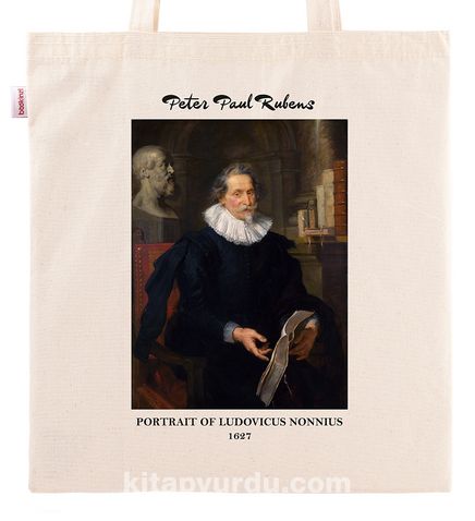 Askılı Bez Çanta - Ressamlar - Peter Paul Rubens - Portrait Of Ludovicus Nonnius 1627