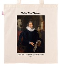 Askılı Bez Çanta - Ressamlar - Peter Paul Rubens - Portrait Of Ludovicus Nonnius 1627