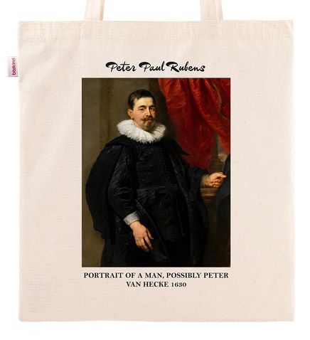 Askılı Bez Çanta - Ressamlar - Peter Paul Rubens - Portrait Of A Man, Possibly Peter Van Hecke 1630