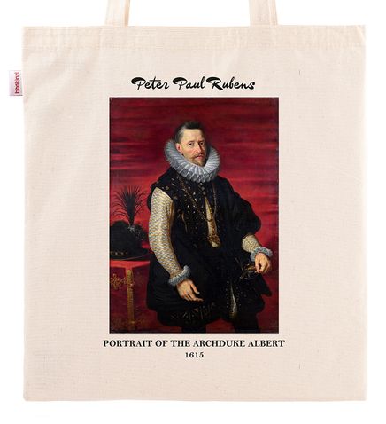 Askılı Bez Çanta - Ressamlar - Peter Paul Rubens - Portrait Of The Archduke Albert 161