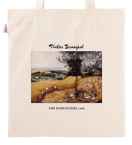Askılı Bez Çanta - Ressamlar - Pieter Brueghel - The Harvesters 1566