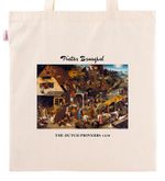 Askılı Bez Çanta - Ressamlar - Pieter Brueghel - The Dutch Proverbs 1559