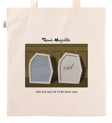 Askılı Bez Çanta - Ressamlar - Rene Magritte - The Palace Of Curtains 1928