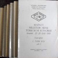 Beşinci Milletler Arası Türkoloji Kongresi / 23-28 Eylül 1985/Tebliğler, 6 cilt