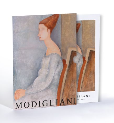 Portrait de Jeanne Hebuterne, Amedeo Modigliani, Özel Tasarım Kılıflı A4 Poster