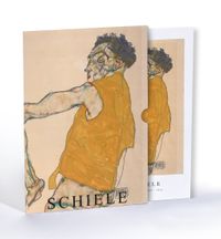 Self-Portrait in Yellow Vest, Egon Schiele, Özel Tasarım Kılıflı A4 Poster