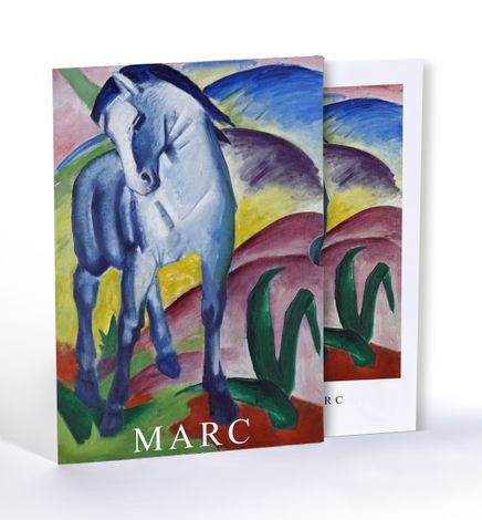 Blue Horse, Franz Marc, Özel Tasarım Kılıflı A4 Poster