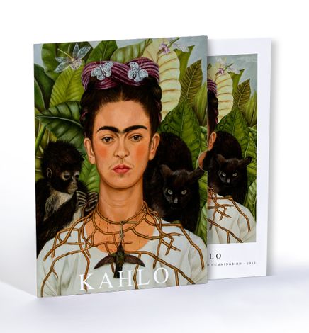 Self-Portrait with Thorn Necklace and Hummingbird, Frida Kahlo, Özel Tasarım Kılıflı A4 Poster