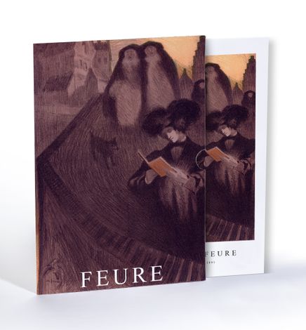 Maîtres de l'affiche, Georges de Feure, Özel Tasarım Kılıflı A4 Poster