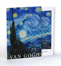 The Starry Night, Van Gogh, Özel Tasarım Kılıflı A4 Poster