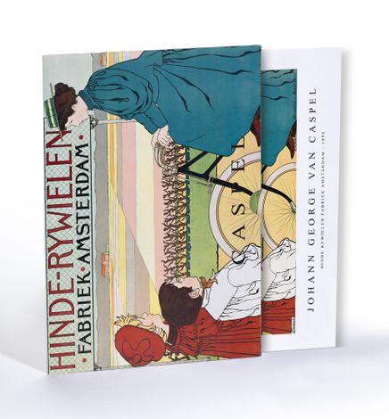 Hinde-Rijwielen Fabriek Amsterdam, George van Caspel, Özel Tasarım Kılıflı A4 Poster