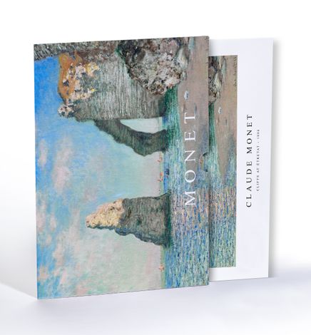 Cliffs at Étretat, Claude Monet, Özel Tasarım Kılıflı A4 Poster
