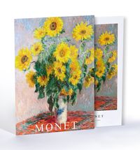 Bouquet of Sunflowers, Claude Monet, Özel Tasarım Kılıflı A4 Poster