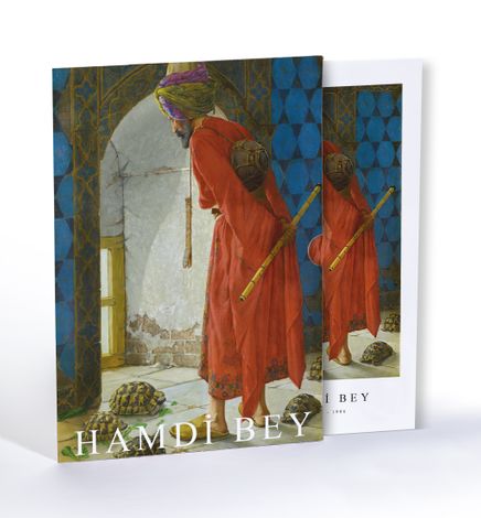 Kaplumbağa Terbiyecisi, Osman Hamdi Bey, Özel Tasarım Kılıflı A4 Poster