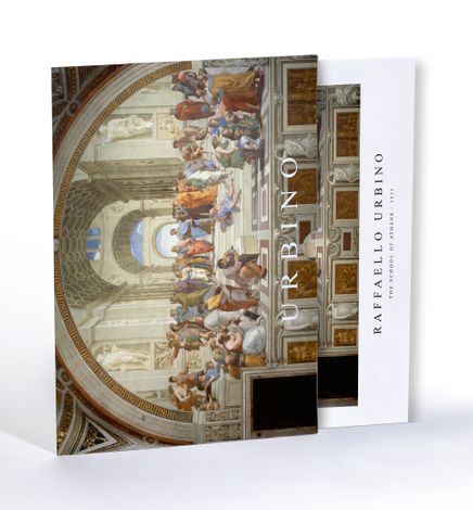 The School of Athens, Raffaello da Urbino, Özel Tasarım Kılıflı A4 Poster
