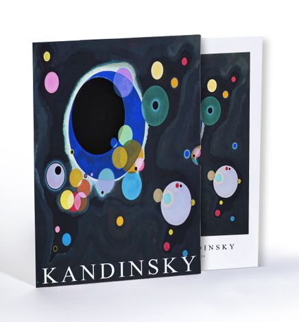 Several Circles, Wassily Kandinsky, Özel Tasarım Kılıflı A4 Poster