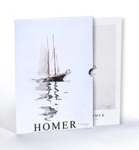 Two Masted Schooner, Winslow Homer, Özel Tasarım Kılıflı A4 Poster