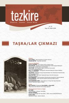 Tezkire 87. Sayı  Taşra/lar Çıkmazı