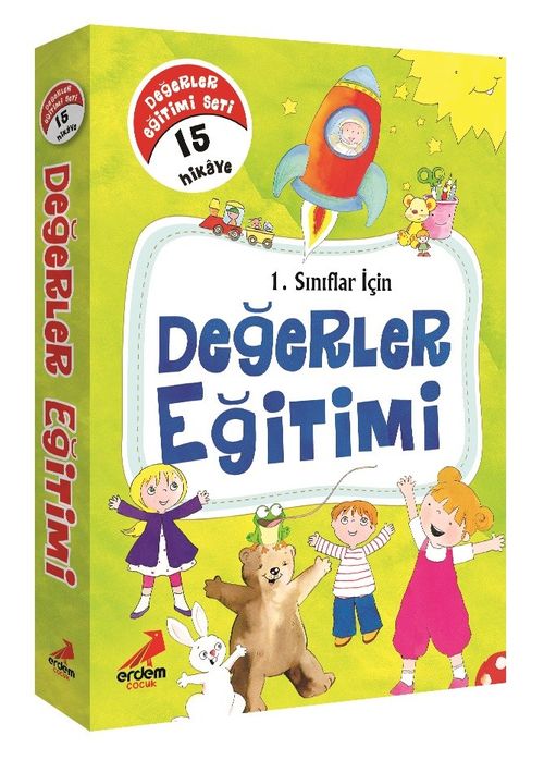 1. Sınıflar İçin Değerler Eğitimi Seti  (15 Kitap)