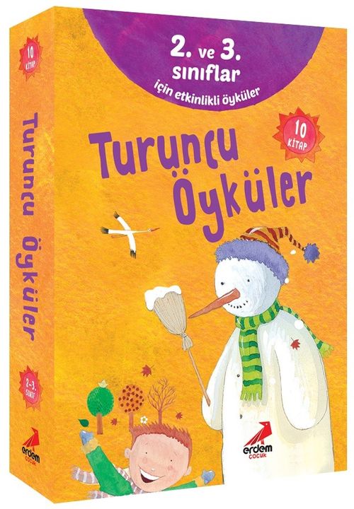 Turuncu Öyküler (10 Kitap) (2. ve 3. Sınıflar İçin Etkinlikli Öyküler)